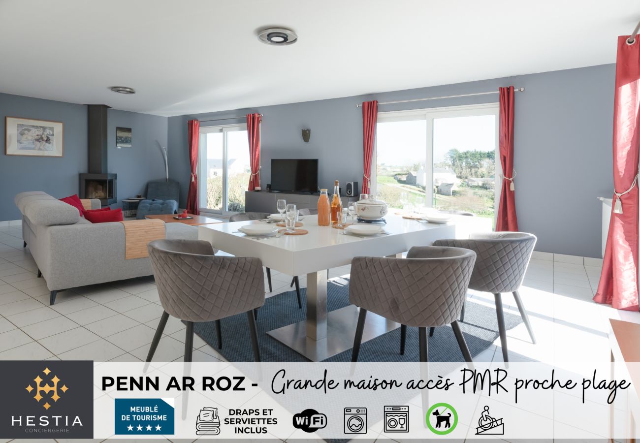 Maison à Saint-Pabu - PENN AR ROZ - Grande maison accès PMR proche mer