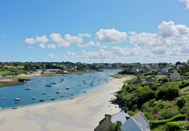 Maison à Saint-Pabu - KER HUELLA - Superbe vue mer / accès plage privé