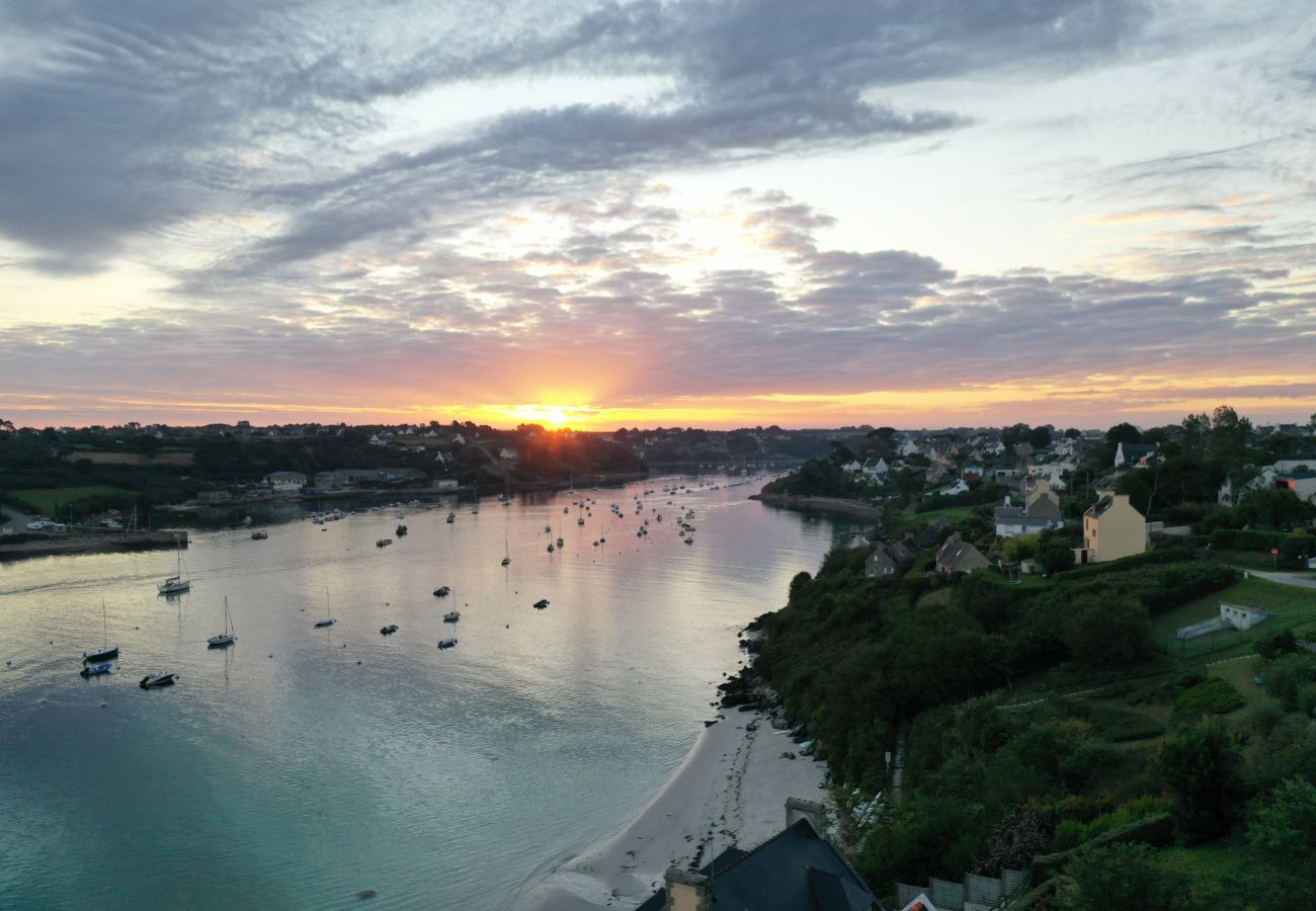 Maison à Saint-Pabu - KER HUELLA - Superbe vue mer / accès plage privé