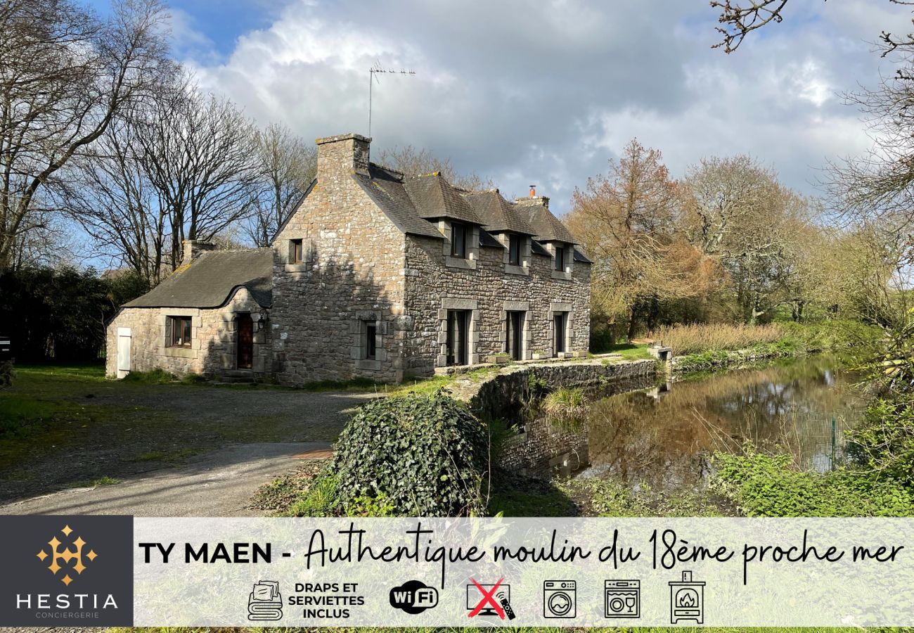 Maison à Plourin - TY MAEN - Authentique moulin du 18ème proche mer