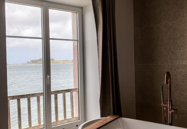 Appartement à Landéda - ILE CEZON - Duplex de luxe avec magnifique vue mer Appartement à Landéda - ILE CEZON - Duplex de luxe avec magnifique vue mer