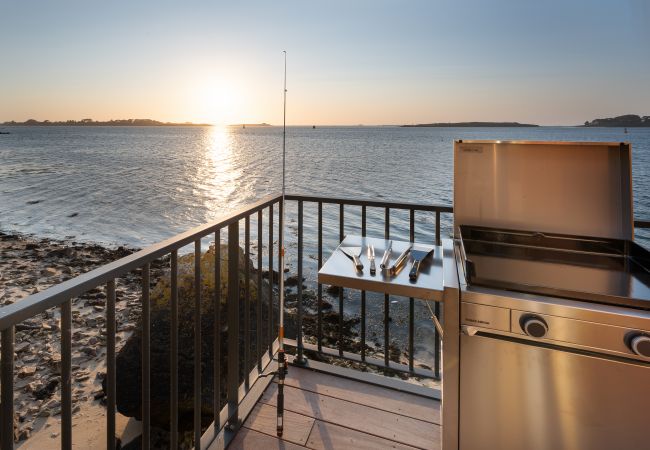 Appartement à Landéda - ILE CEZON - Duplex de luxe avec magnifique vue mer