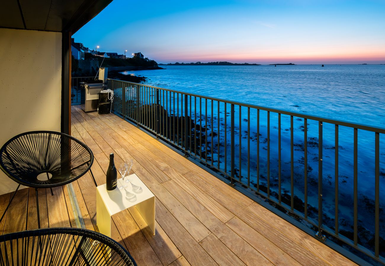 Appartement à Landéda - ILE CEZON - Duplex de luxe avec magnifique vue mer