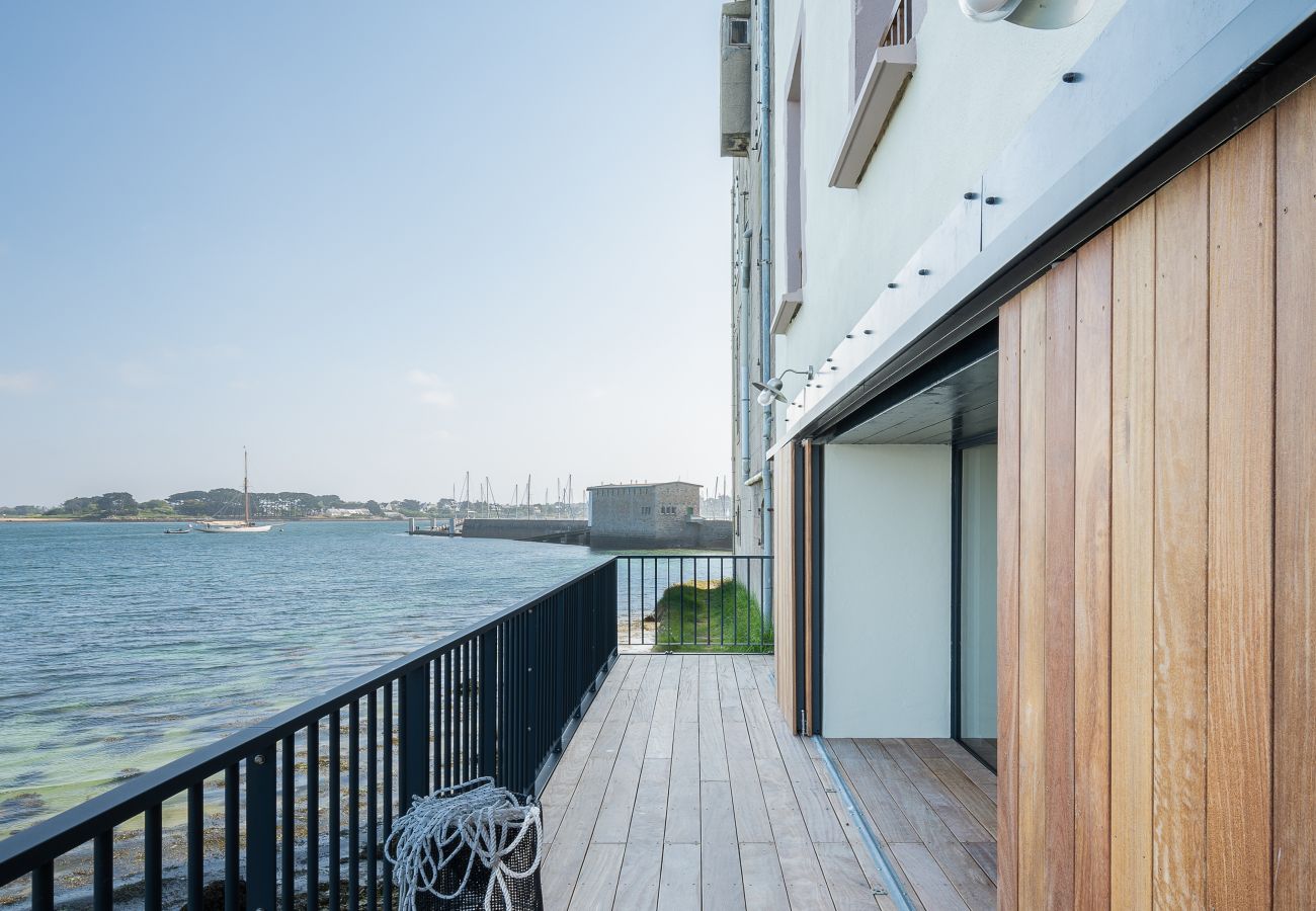 Appartement à Landéda - ILE CEZON - Duplex de luxe avec magnifique vue mer