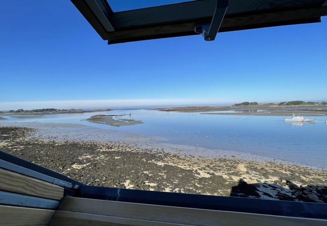 Appartement à Landéda - ILE WRACH - Duplex de luxe avec magnifique vue mer