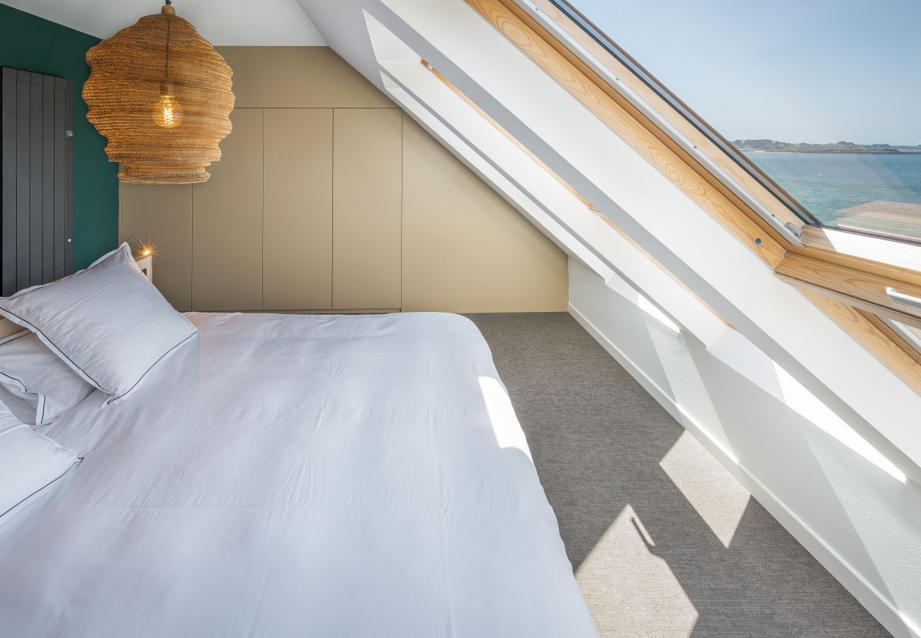 Appartement à Landéda - ILE WRACH - Duplex de luxe avec magnifique vue mer