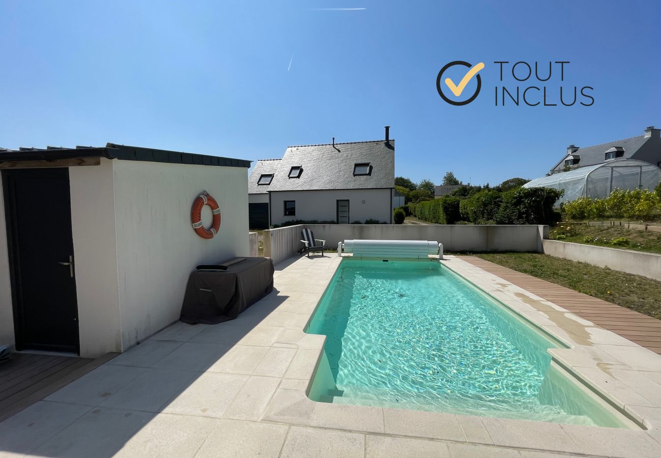Maison à Saint-Pabu - TY KREIZH - Maison neuve avec piscine proche mer