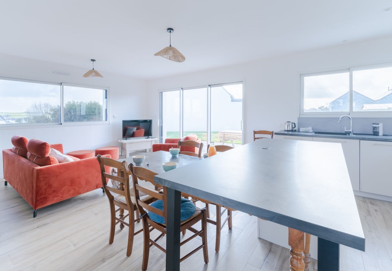 Maison à Saint-Pabu - TY NEVEZ - Jolie maison neuve avec petite vue mer