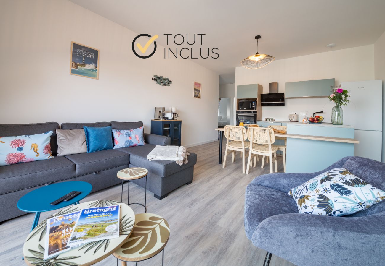 Appartement à Porspoder - AR RANNDI - Beau T3 de standing petite vue mer