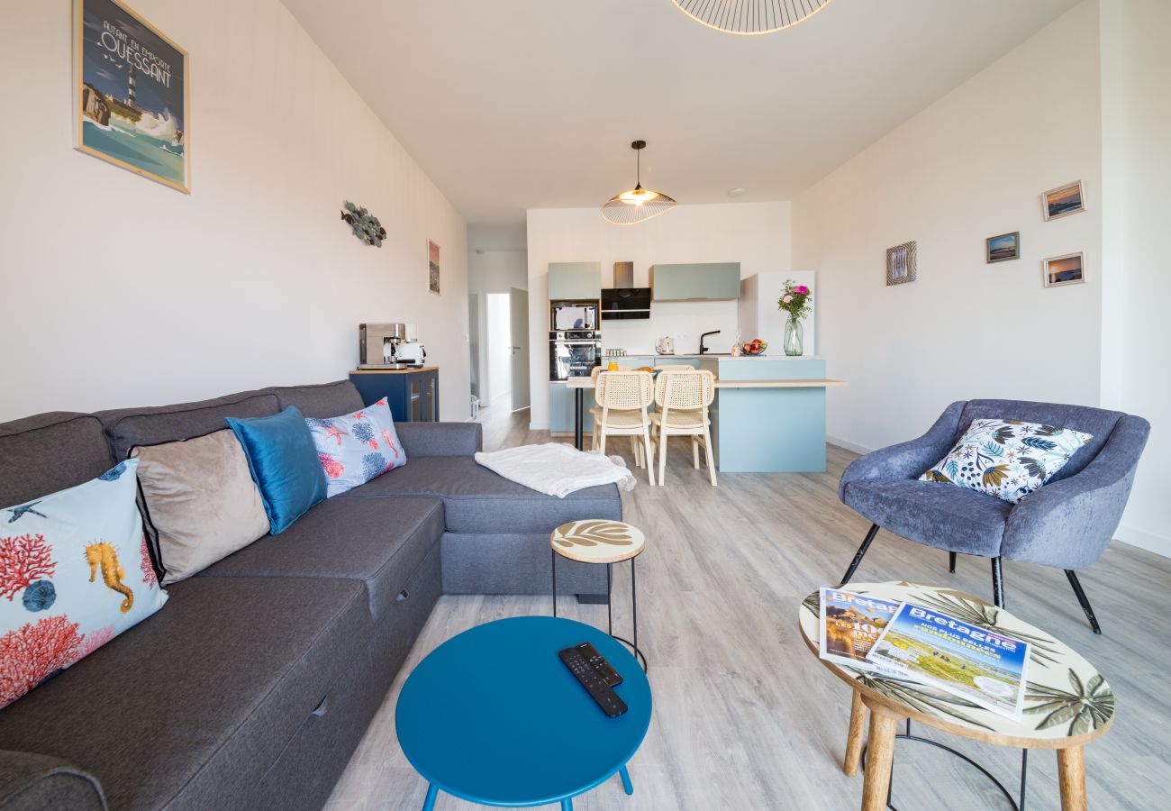 Appartement à Porspoder - AR RANNDI - Beau T3 de standing petite vue mer