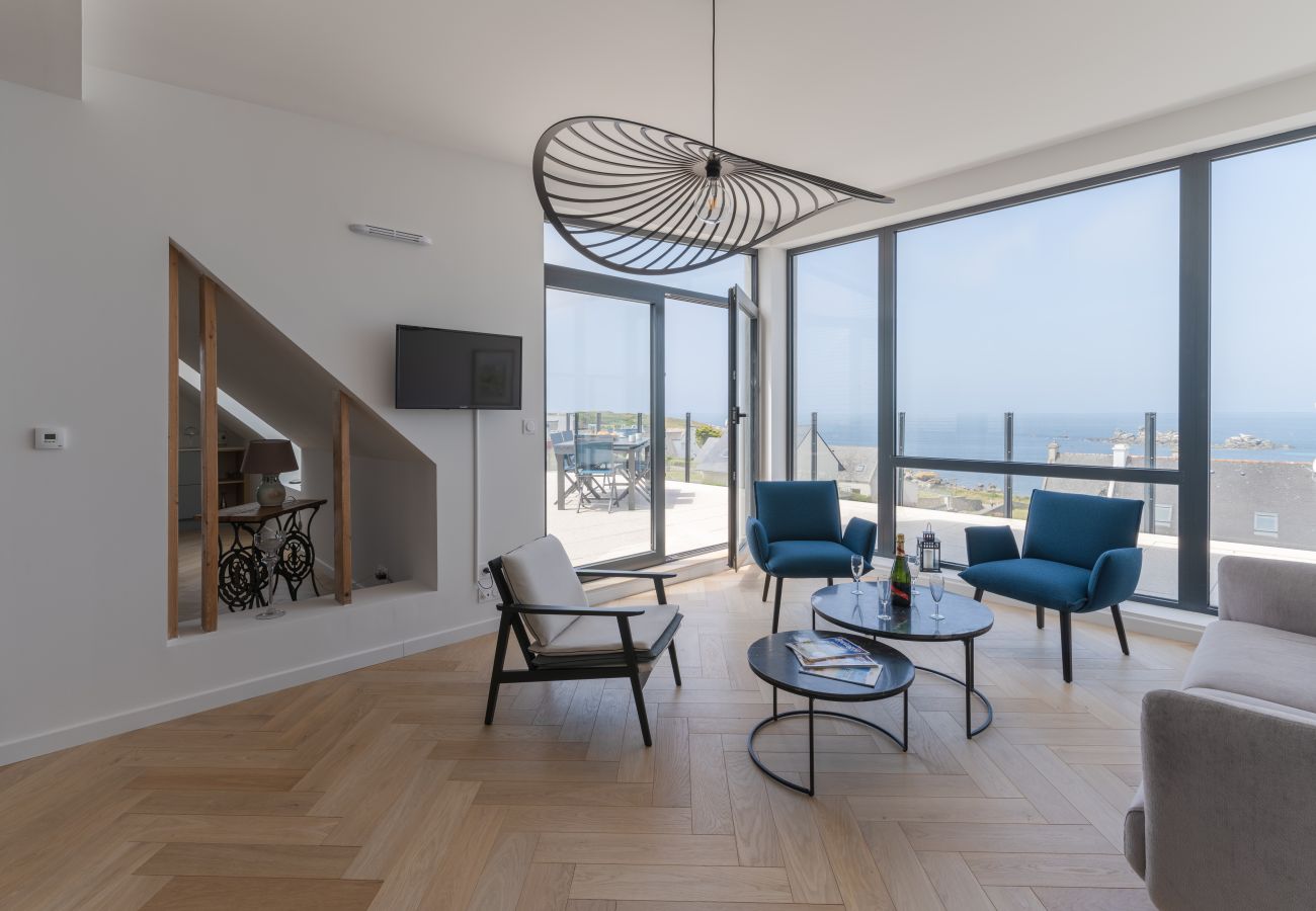 Appartement à Porspoder - AR SKOL - Magnifique duplex face à la mer 