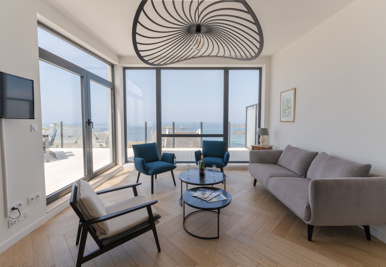 Appartement à Porspoder - AR SKOL - Magnifique duplex face à la mer 