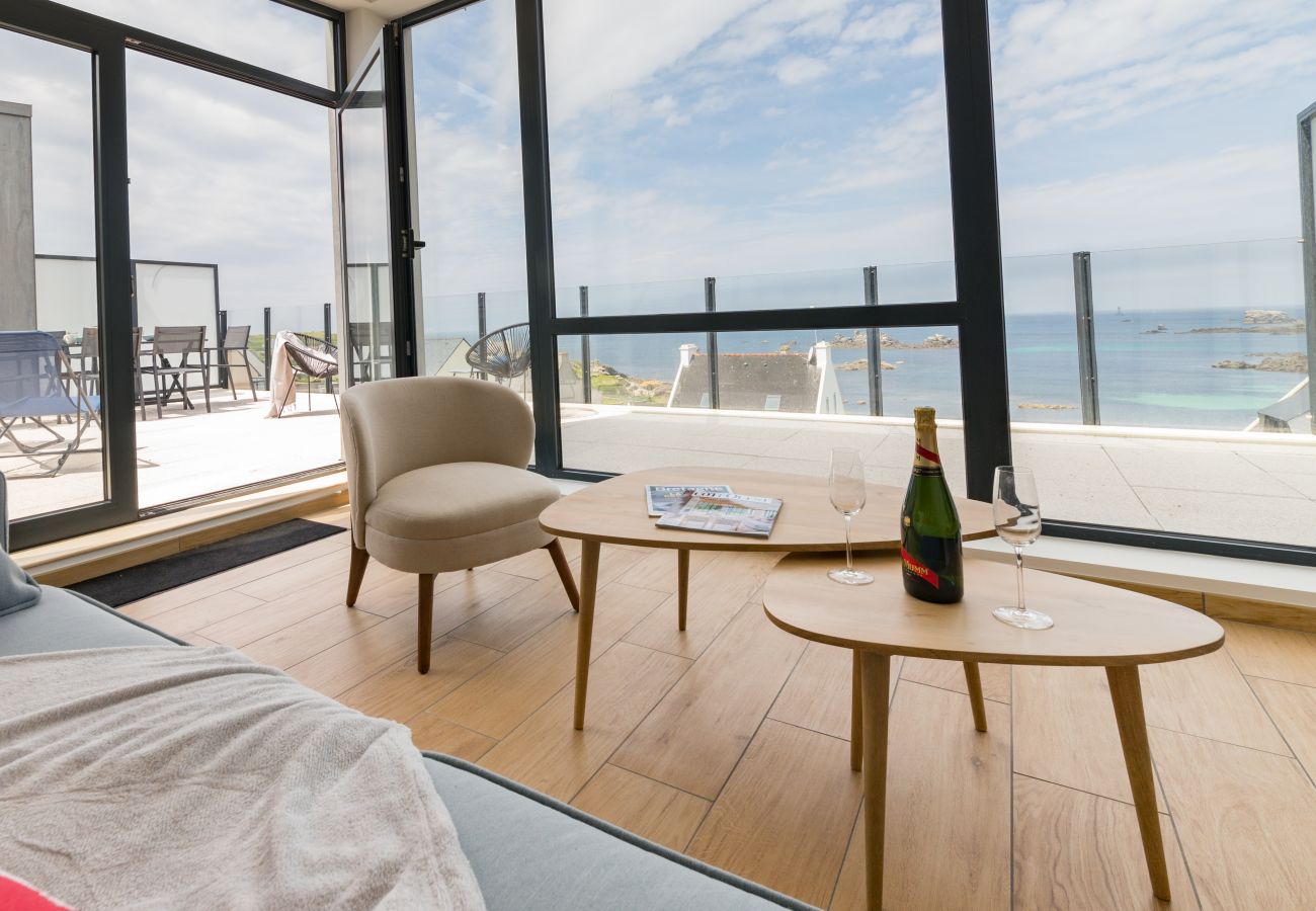 Appartement à Porspoder - OCEAN VIEW - Luxueux T3 avec magnifique vue mer