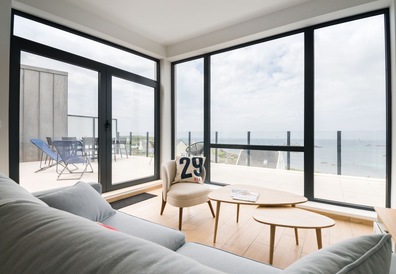 Appartement à Porspoder - OCEAN VIEW - Luxueux T3 avec magnifique vue mer