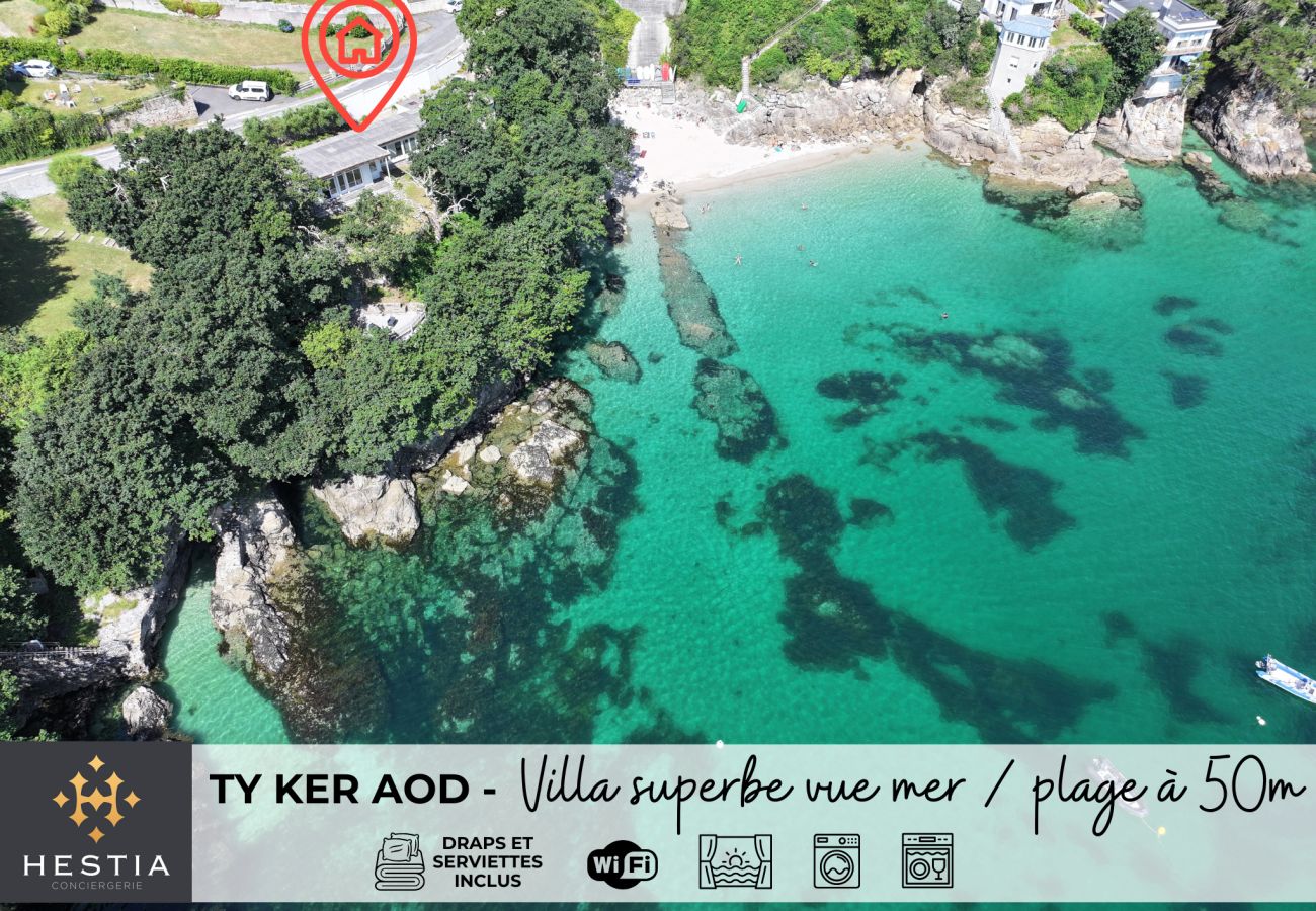 Maison à Plougonvelin - TY KER AOD - Villa superbe vue mer proche plage