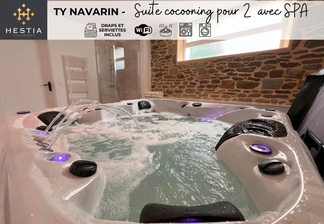 Appartement à Brest - Suite cocooning Ty Navarin avec SPA