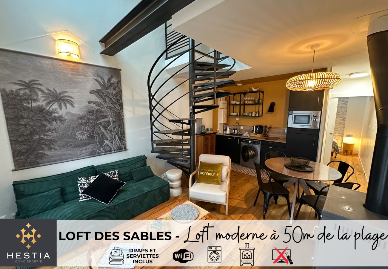Maison à Plouguerneau - LOFT DES SABLES - Loft moderne à 50m de la plage Maison à Plouguerneau - LOFT DES SABLES - Loft moderne à 50m de la plage