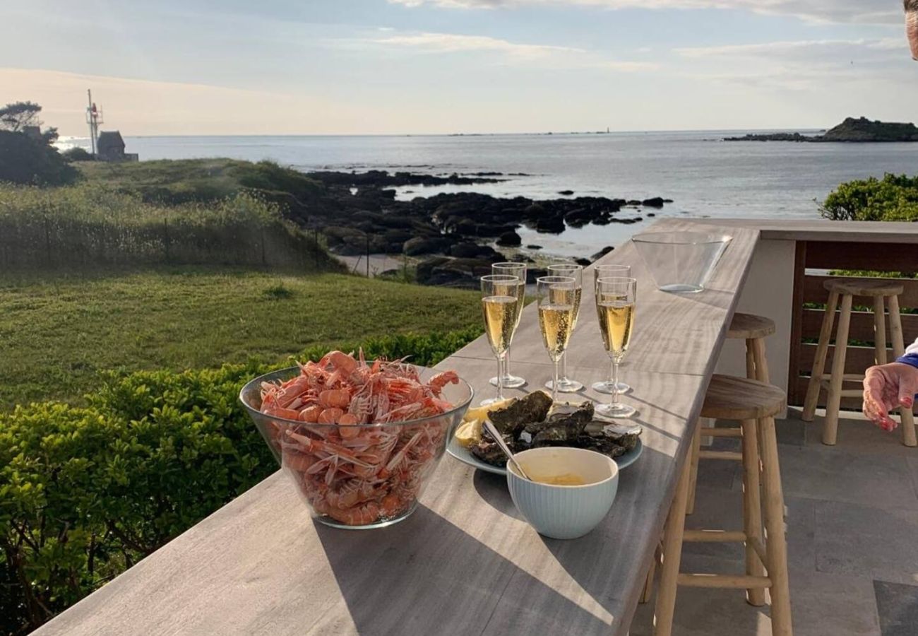 Maison à Ploudalmézeau - TY SUNSET - Vue Mer à 180° & accès Plage direct