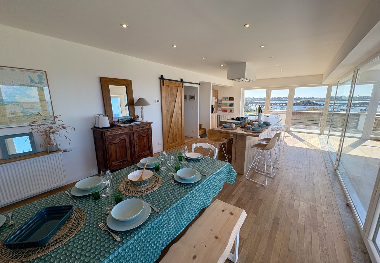 Maison à Ploudalmézeau - TY SUNSET - Vue Mer à 180° & accès Plage direct