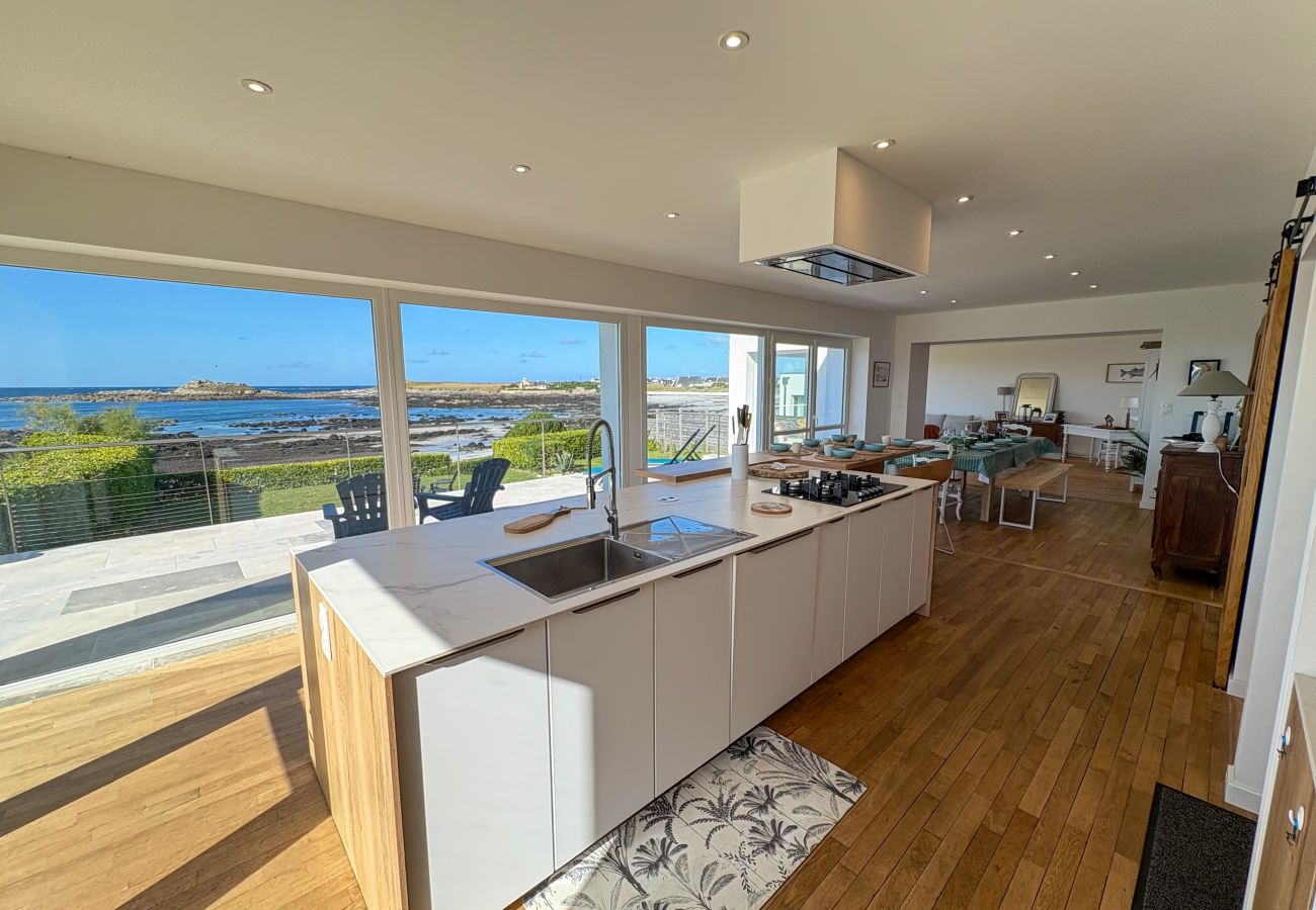 Maison à Ploudalmézeau - TY SUNSET - Vue Mer à 180° & accès Plage direct