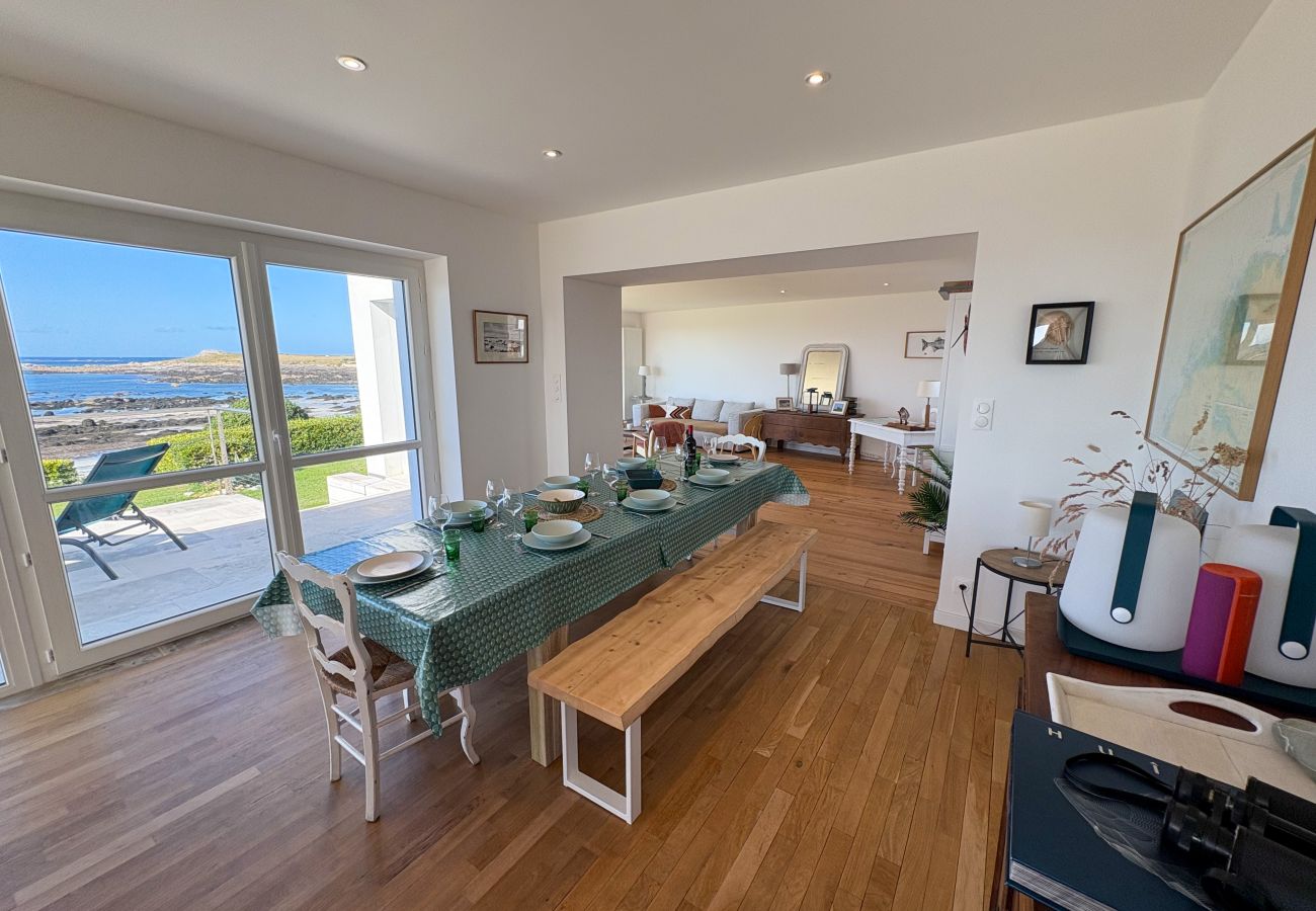 Maison à Ploudalmézeau - TY SUNSET - Vue Mer à 180° & accès Plage direct