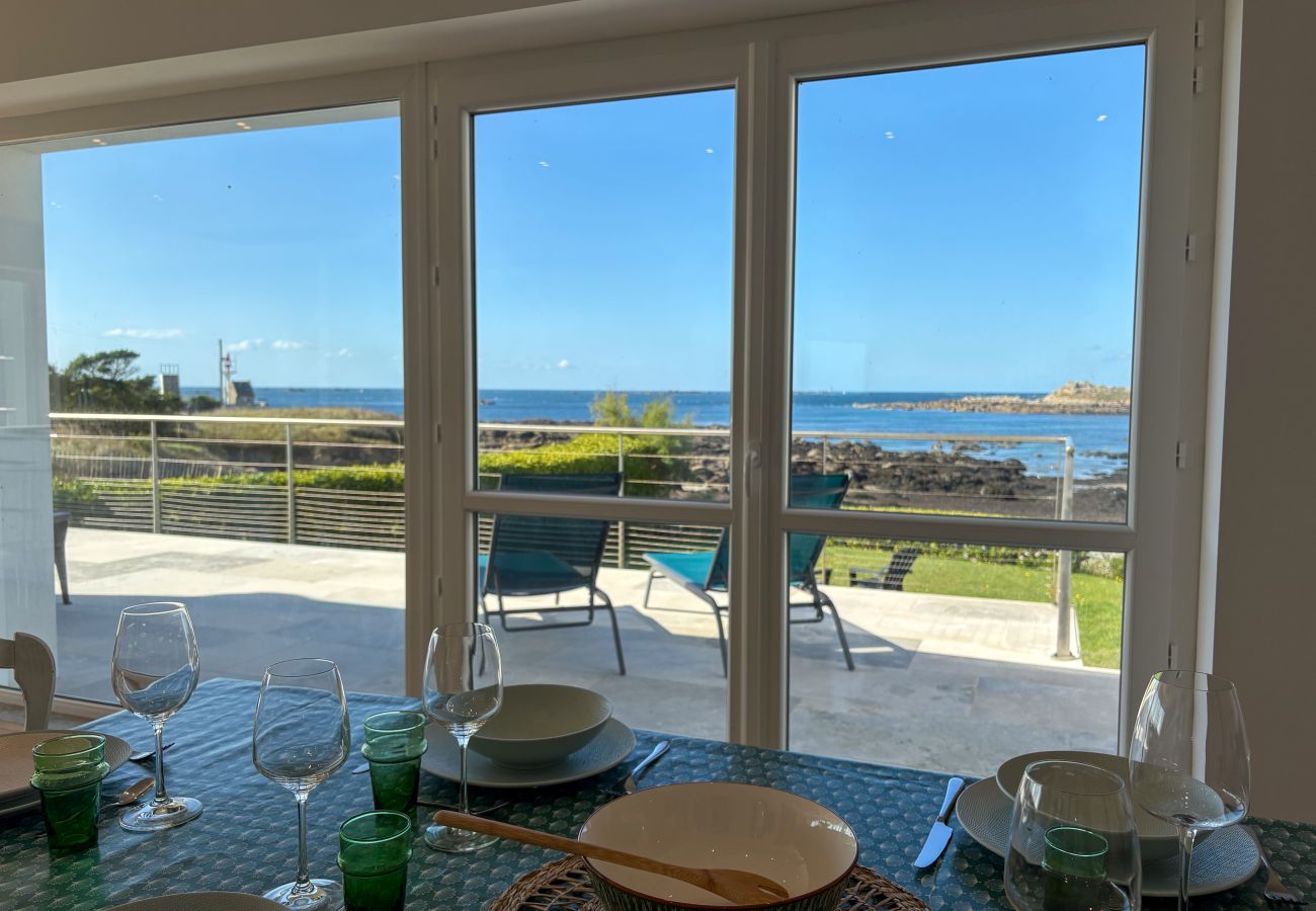 Maison à Ploudalmézeau - TY SUNSET - Vue Mer à 180° & accès Plage direct
